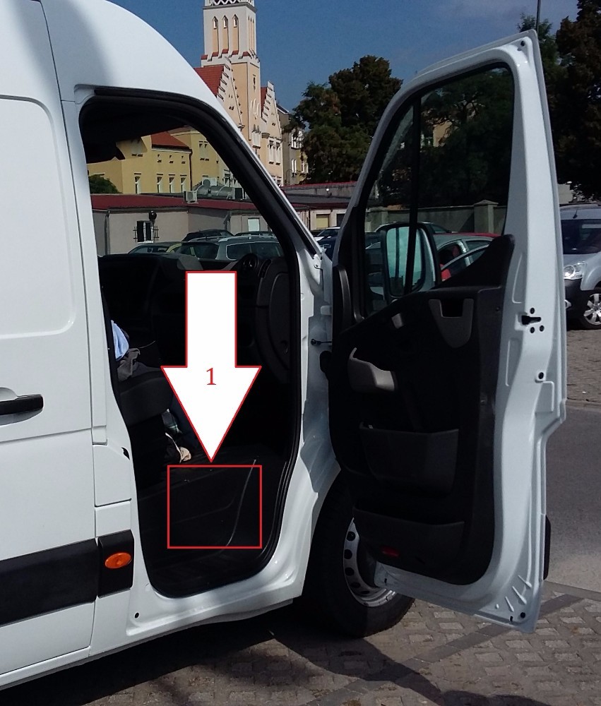 Renault Master (20142018) Gdzie jest VIN