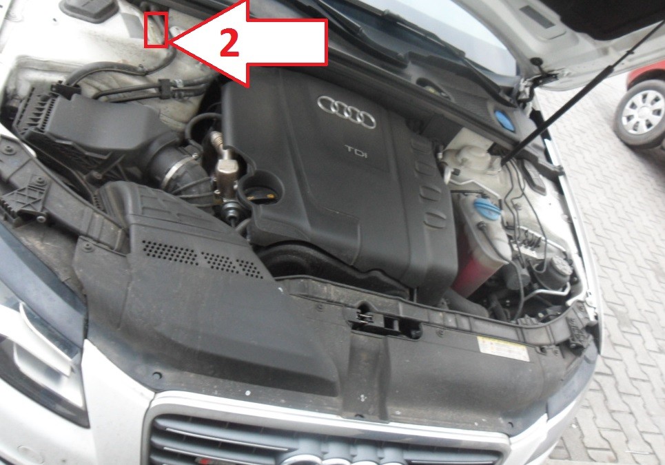 Audi A4 (20072011) Gdzie jest VIN