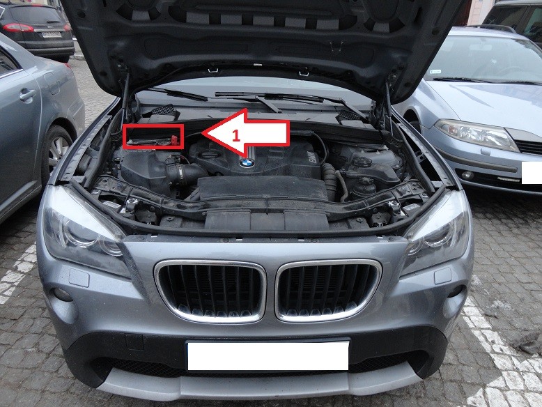BMW X1 (20092012) Gdzie jest VIN? Znajdź VIN
