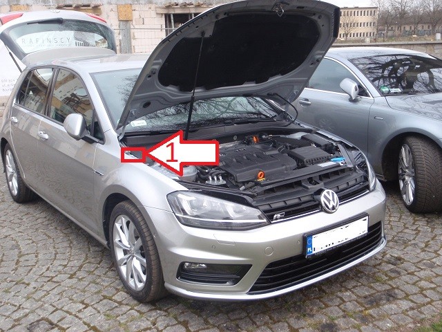 Volkswagen Golf (20132014) Gdzie jest