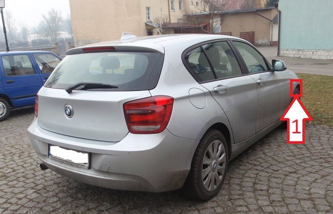 BMW 116 (20112013) Gdzie jest VIN