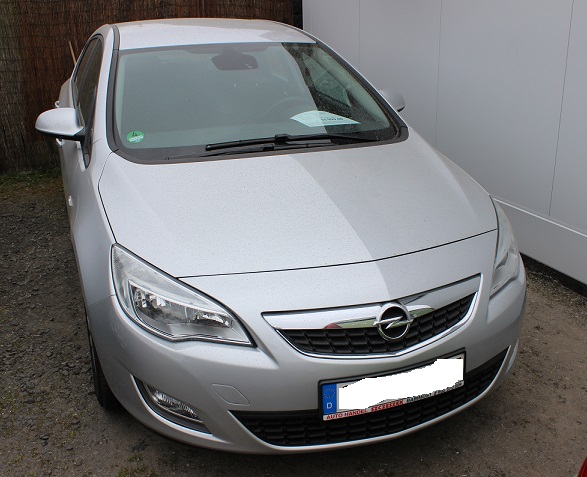 Opel Astra (20042011) Gdzie jest VIN