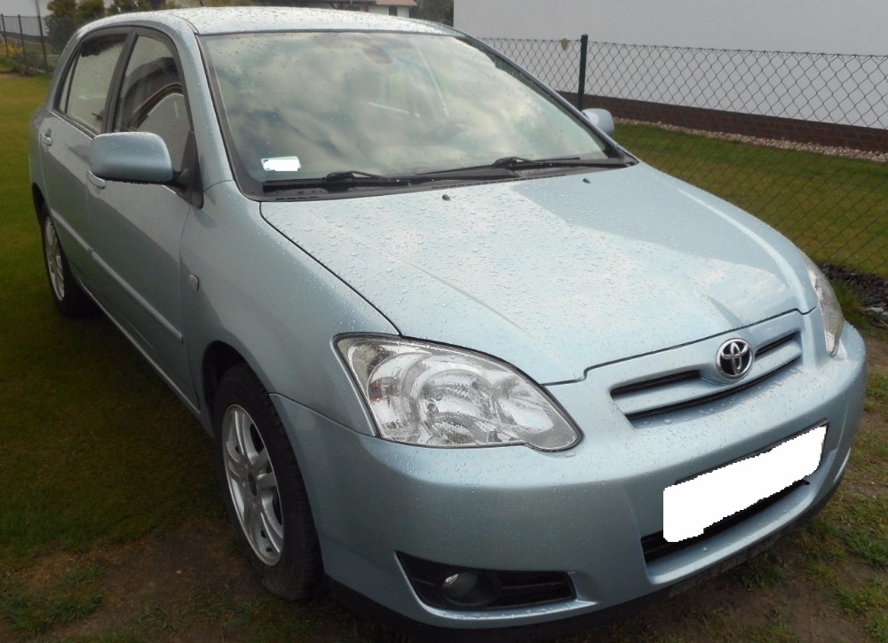 Toyota Corolla (20012004) Gdzie jest VIN