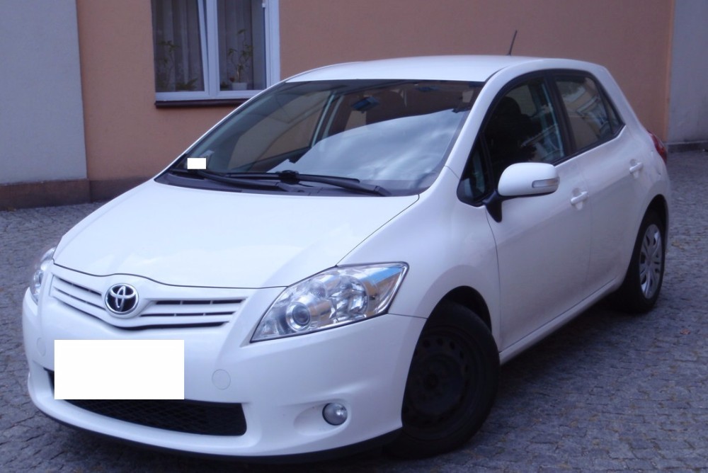 Toyota Auris (20102012) Gdzie jest VIN