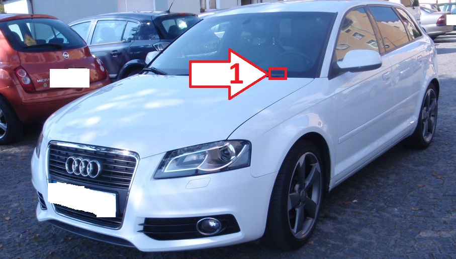 Audi A3 (20082012) Gdzie jest VIN? Znajdź VIN