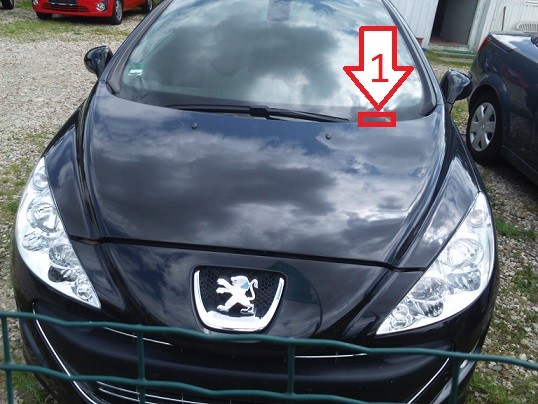 Peugeot 308 (20072011) Gdzie jest VIN