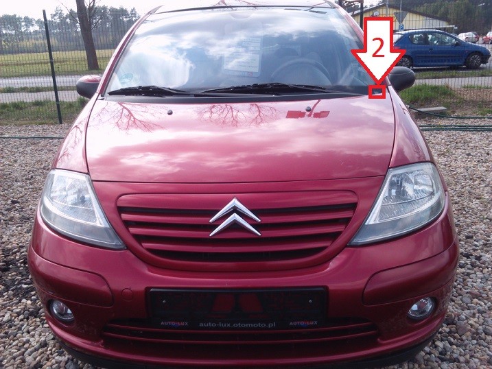 Citroën C3 (20022005) Gdzie jest VIN