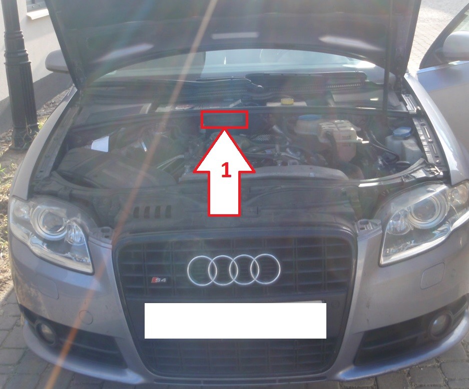 Audi A4 (20012005) Gdzie jest VIN